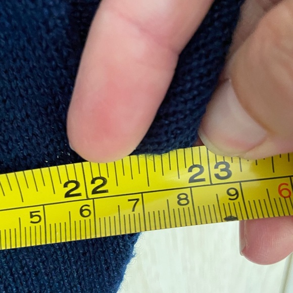 Kenneth Too Plus Blue Anchor Intarsia Knit Vintage 70s Plus Size Sweater Top XL - Picture 8 of 11